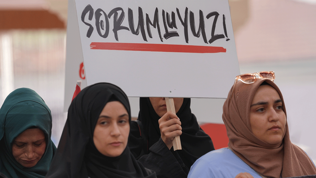 Ankara'da kadına yönelik şiddete protesto