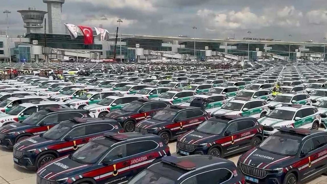 Ankara'da emniyet ve jandarmanın araç filosu genişliyor: 380 araç daha katıldı