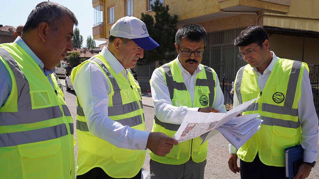 ASKİ çalışmalara başladı: Altındağ'ın altyapısı yenileniyor