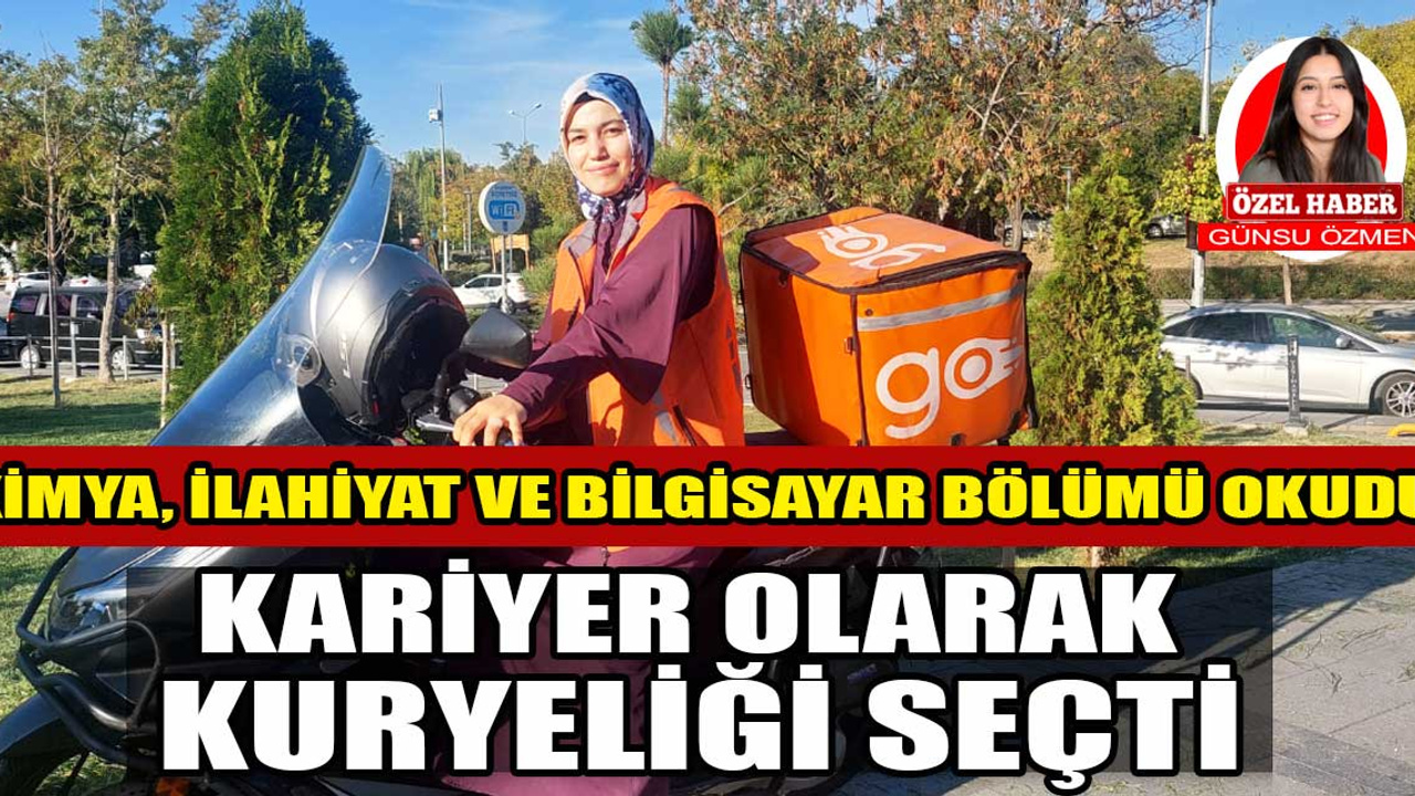 Kimya, ilahiyat ve bilgisayar bölümü okuyan Şeyda Ohri'nin Ankara'daki mesleği şaşırttı!