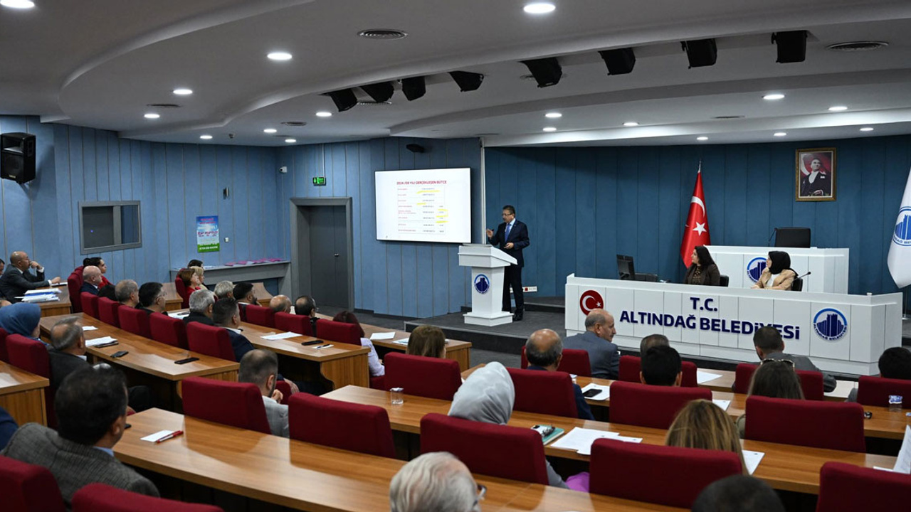 Altındağ Belediyesinin 2025 yılı bütçesi 2 milyar 985 milyon TL olarak kabul edildi