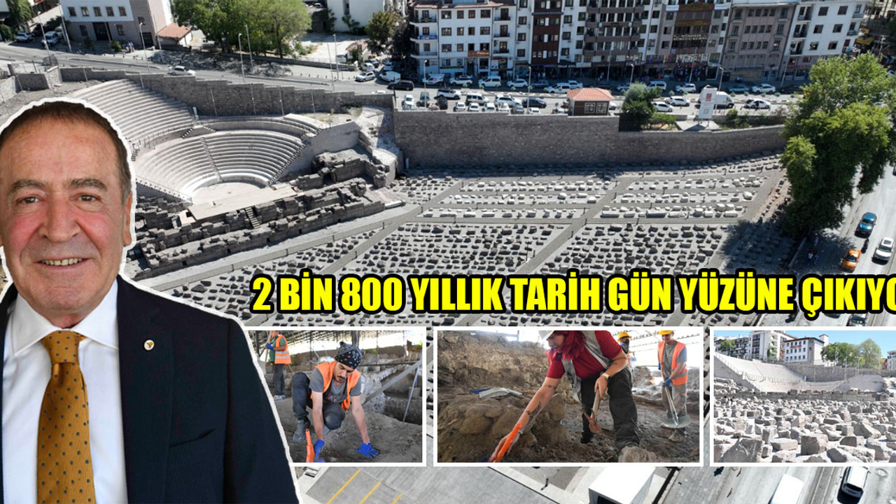 Ankara'da ‘Arkeopark Projesi’ ile 2 bin 800 yıllık tarihi gün yüzüne çıkarıyor