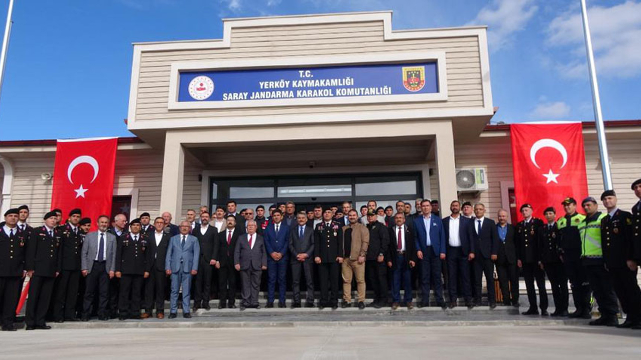 Yozgat'ta yenilenen Saray Jandarma Karakolu törenle hizmete açıldı