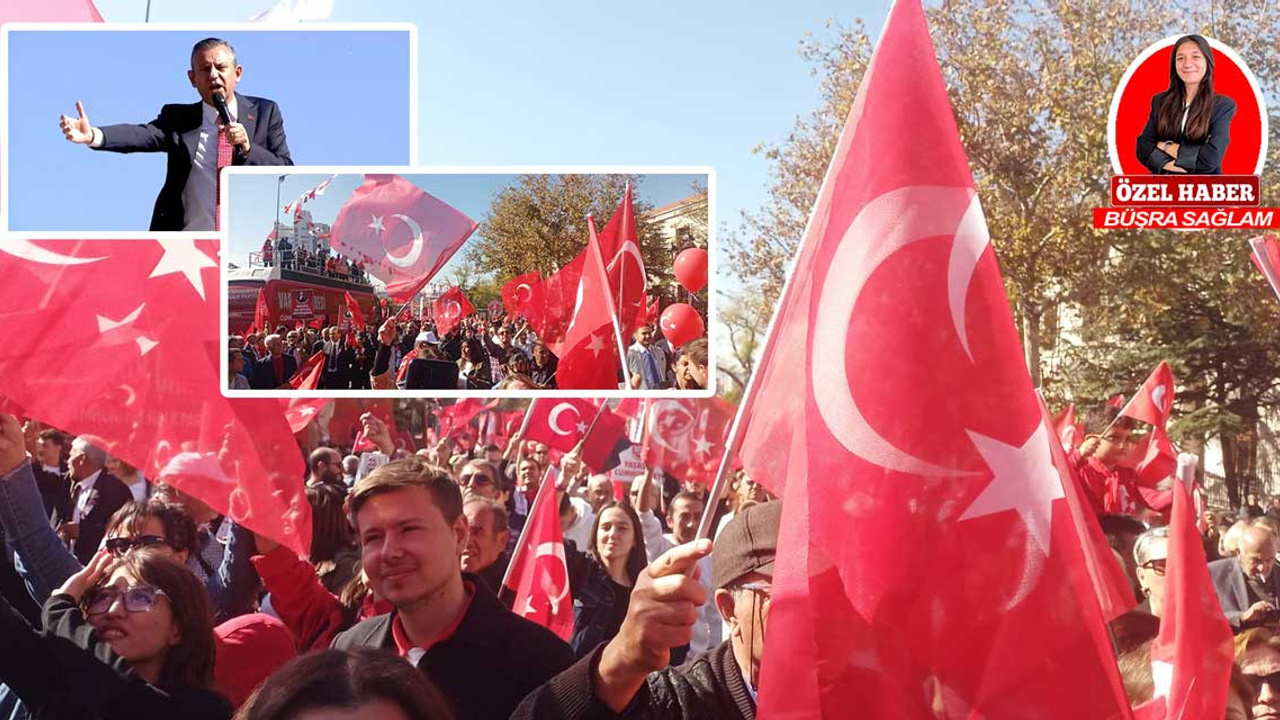 Cumhuriyet Yürüyüşünde CHP Genel Başkanı Özgür Özel’den Ankara'da sert çıkış!