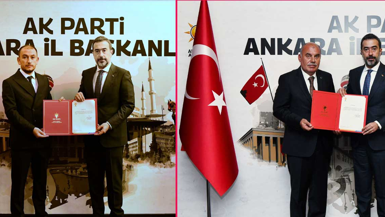 AK Parti Ankara'da 2 ilçede görev değişimi: Ayaş ve Güdül'e yeni ilçe başkanları atandı