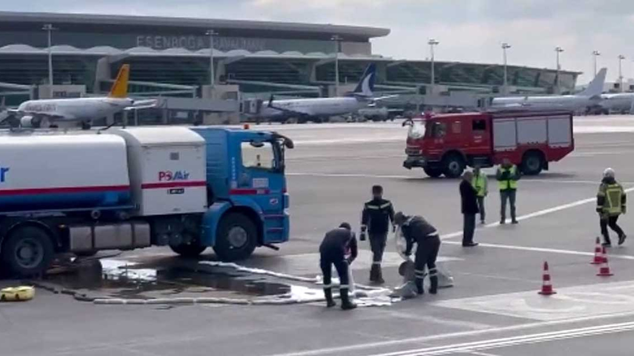 Esenboğa Havalimanı'nda nefes kesen tatbikat!