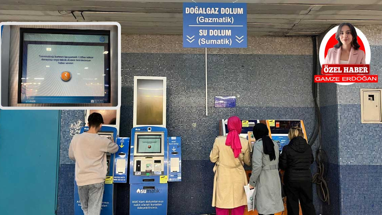 Ankara Kızılay Metro’da Sumatik ve Gazmatik cihazları yetersiz kaldı