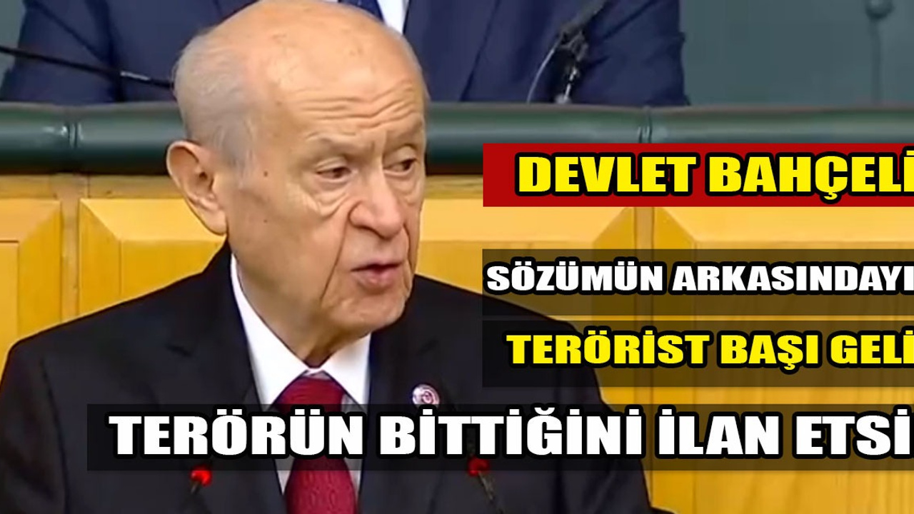 Devlet Bahçeli'den yeni "Öcalan" açıklaması: "Sözümün arkasındayım"