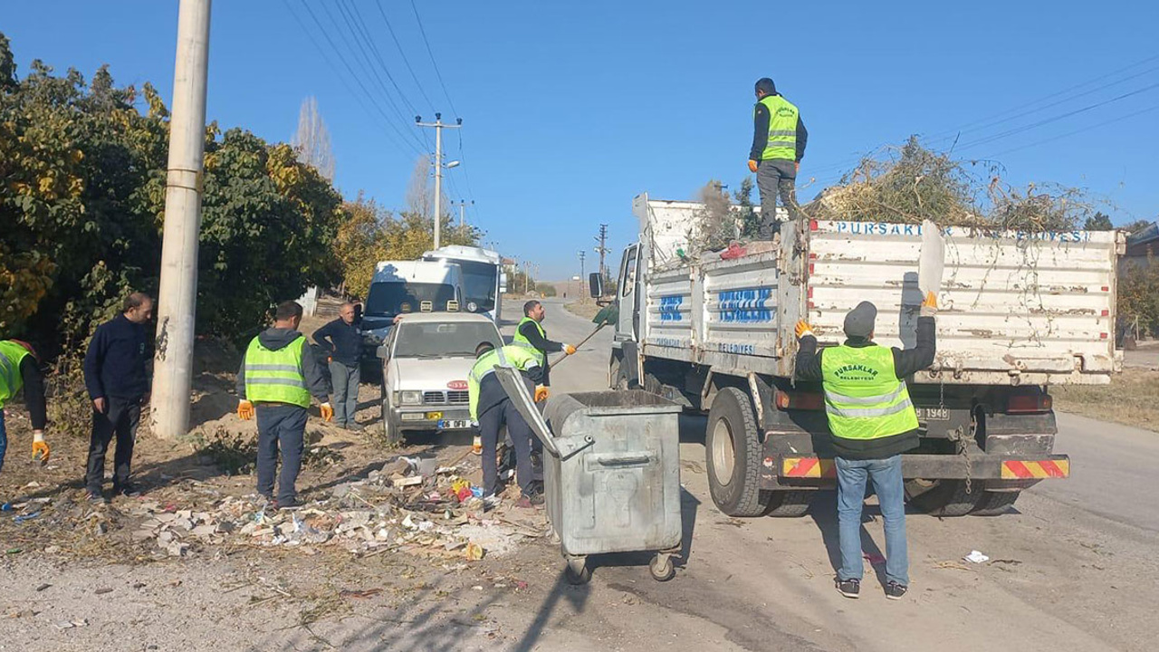 Pursaklar’da temizlik seferberliği