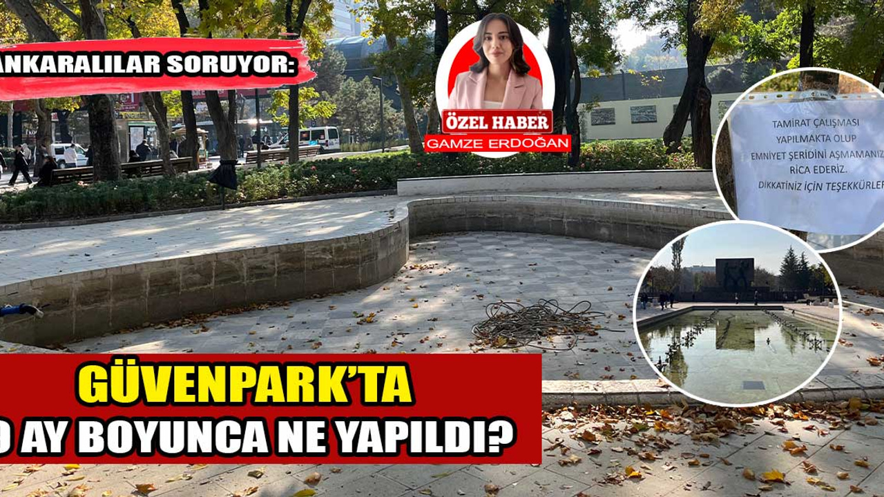 "Restorasyon bitti" denilen Ankara Güvenpark'ta çalışmalar sürüyor! Hani restorasyon bitmişti?