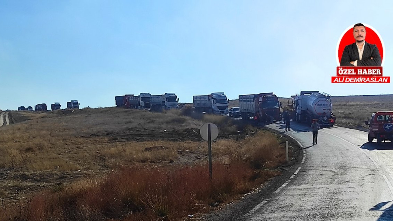 Polatlı-Konya Yolu’nda arızalanan kamyon trafiği durdurdu!