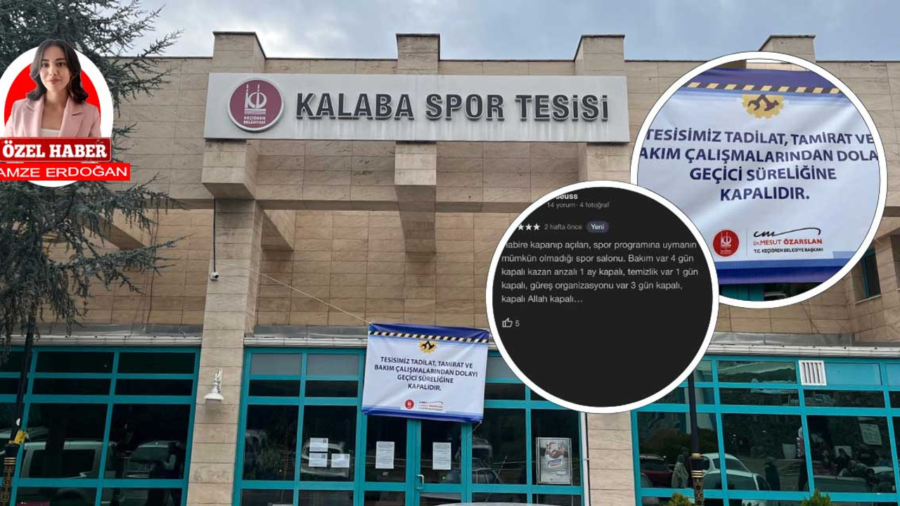 Kalaba Spor Tesisi'nde bitmeyen bahaneler: Sebep bu sefer kazan arızası