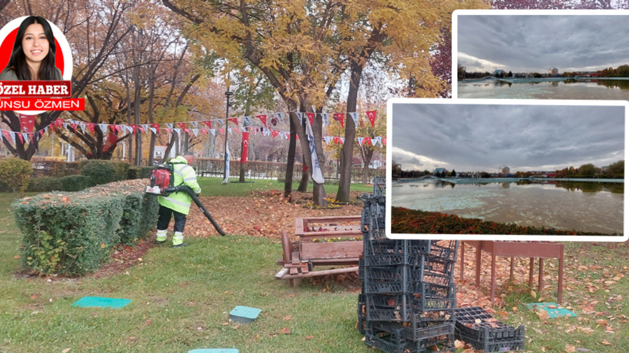 Gençlik Parkı havuzu ve park alanı Ankara Büyükşehir Belediyesi tarafından temizlendi!