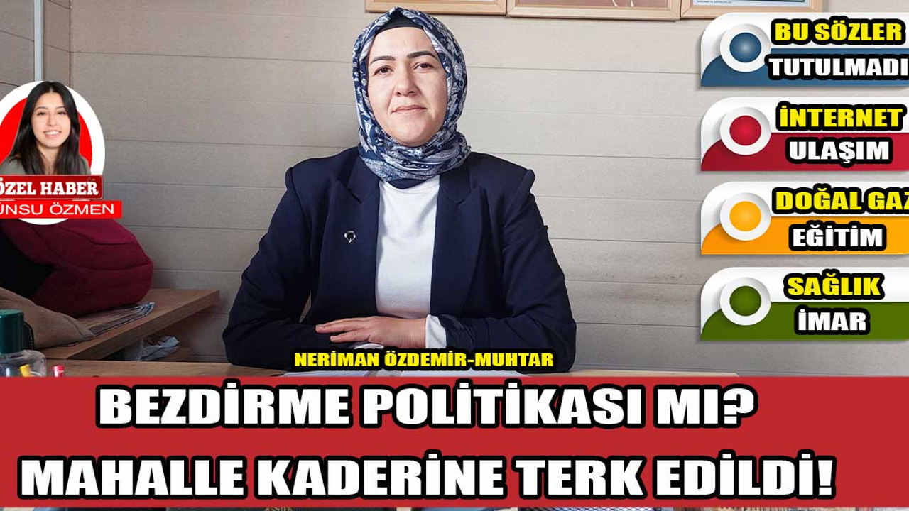 Ankara Çankaya'daki Yakupabdal Mahallesi kaderine terk edildi! Öğretmenler tayin istiyor, vatandaş evini satıp kaçıyor...