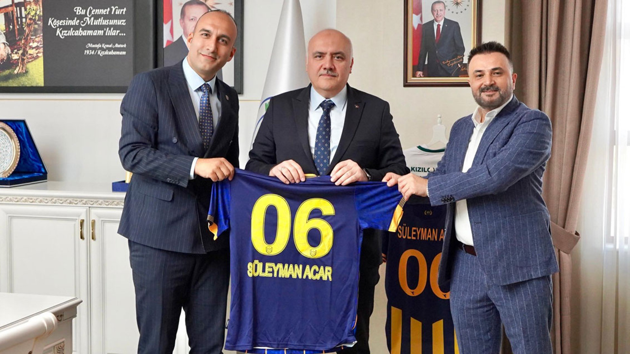 Ankaragücü Yönetim Kurulu Üyelerinden Başkan Acar'a ziyaret