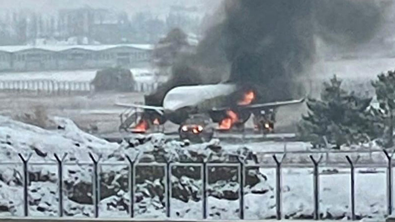 Esenboğa'da tatbikat: Uçak yangını paniğe neden oldu