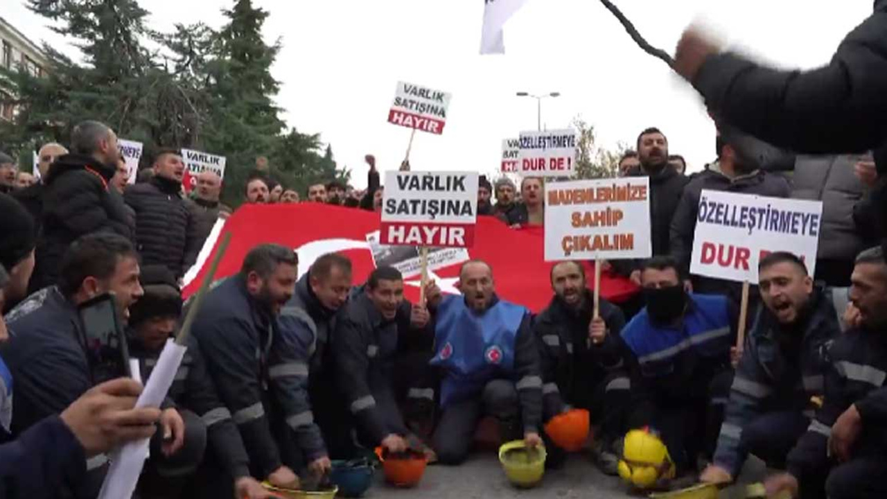 Beypazarı Belediye Başkanı Kasap, Maden ve Termik Santral işçilerinin yürüyüşüne destek verdi