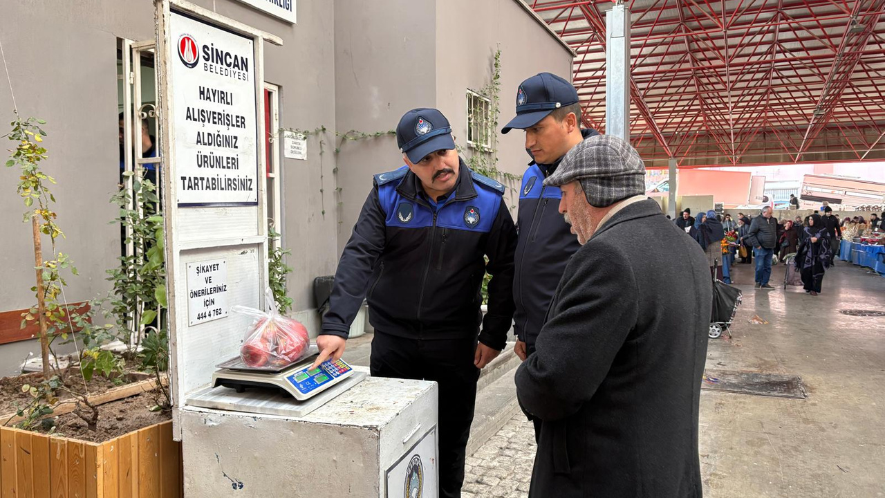 Sincan'da zabıta ekipleri denetimleri sürdürüyor