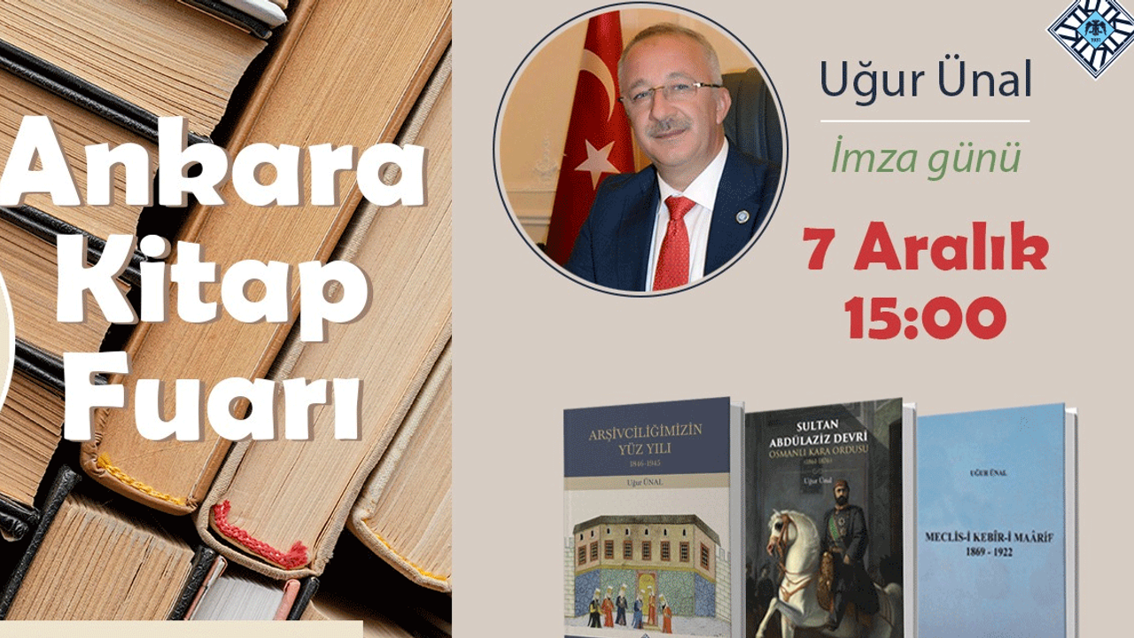 Gazi Üniversitesi Rektörü Ünal'dan imza günü