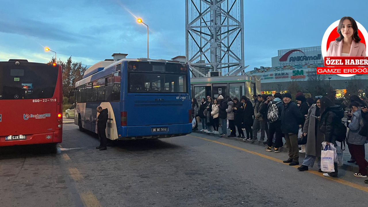 EGO duraklarında yol çilesi: Gölbaşı otobüslerinin yoğunluğu bitmiyor