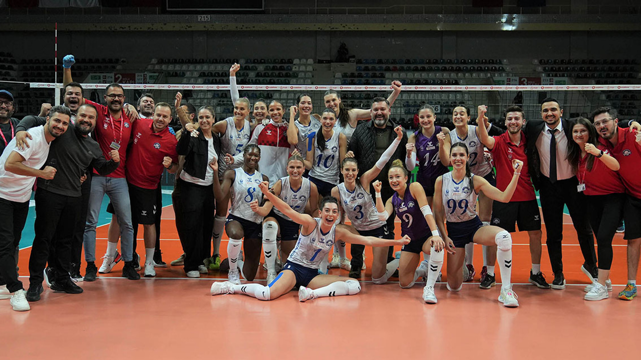 Keçiören Kadın Voleybol takımından galibiyet