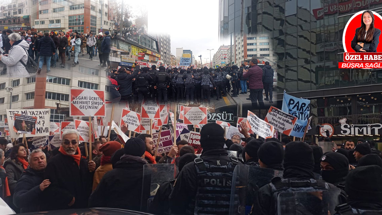 Ankara'da 'Hakkımı Verin' eylemi polis engeline takıldı: Polis müdahalesine rağmen sesler yükseldi!