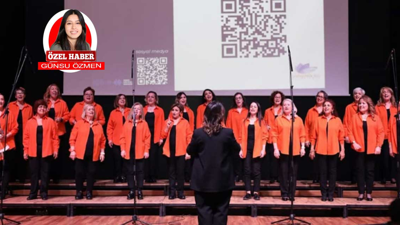 LÖSEV gönüllü korosu maratonda sahne aldı