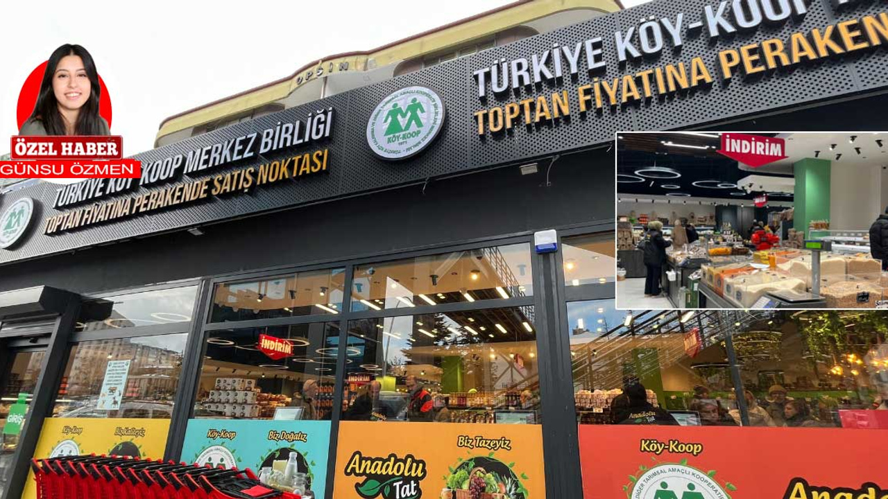 Köy Koop ve Anadolu Tat iş birliğiyle yerli ürünler Ankara'da uygun fiyatlarla tüketiciyle buluşuyor