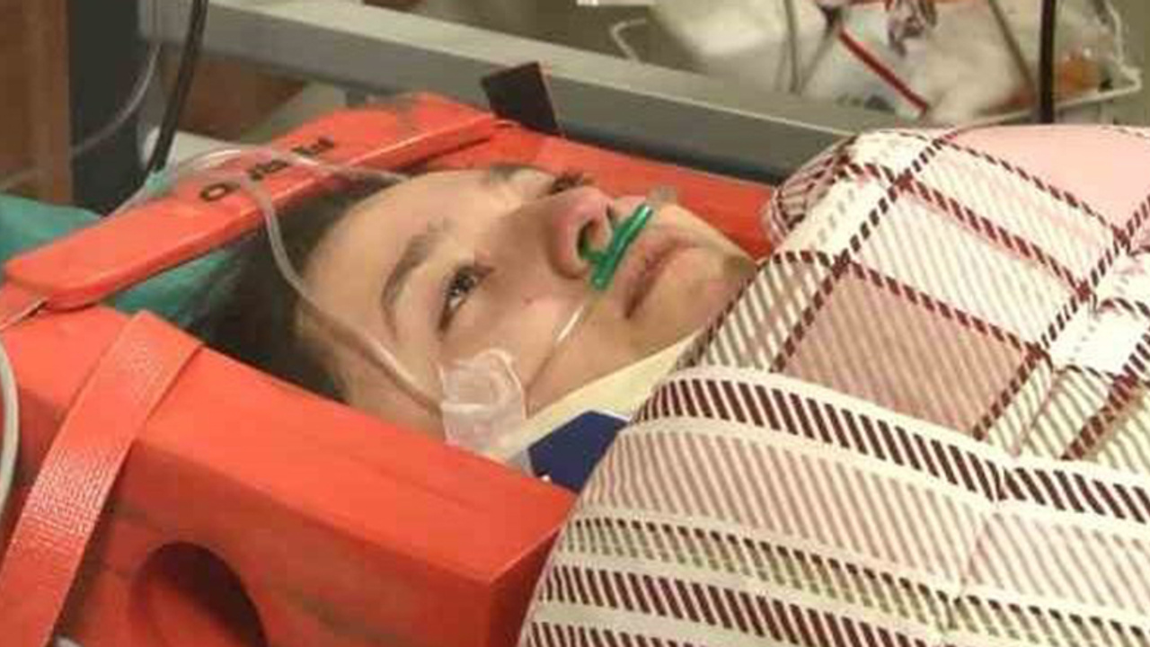 Aleyna Ölmez, tedavi gördüğü hastaneden taburcu oldu