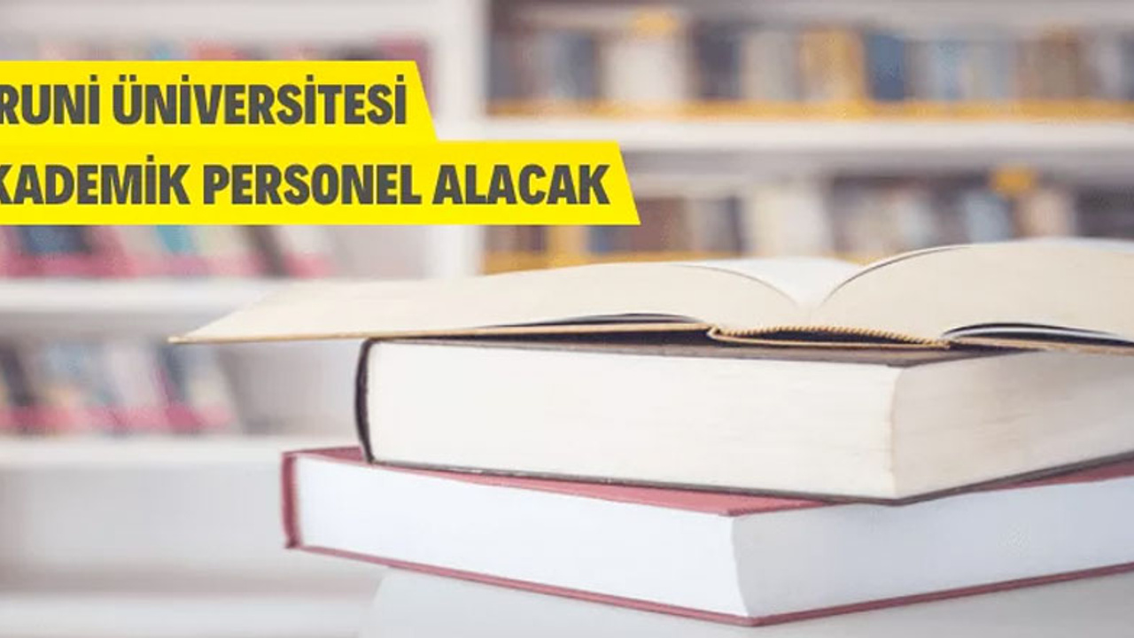 Biruni Üniversitesi Akademik Personel alacak