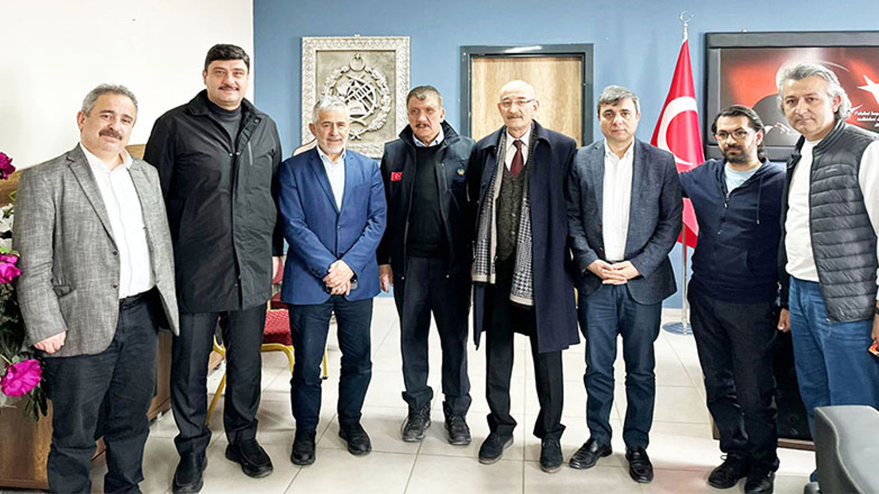 Kahramankazan Belediye Başkanı Oğuz'dan, Başkan Gürkan'a ziyaret