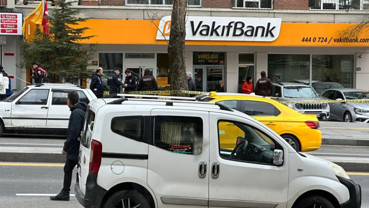 Çankaya'da bankaya silahlı saldırı