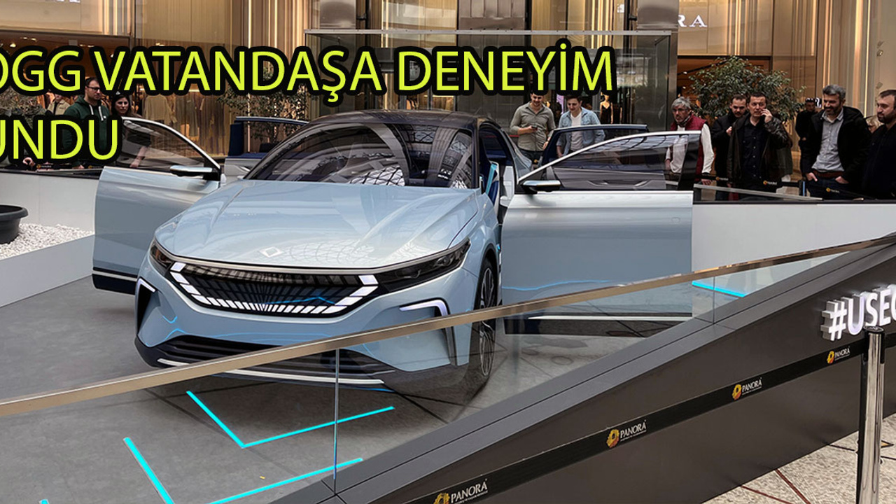 Togg başkentte vatandaşlarla buluştu