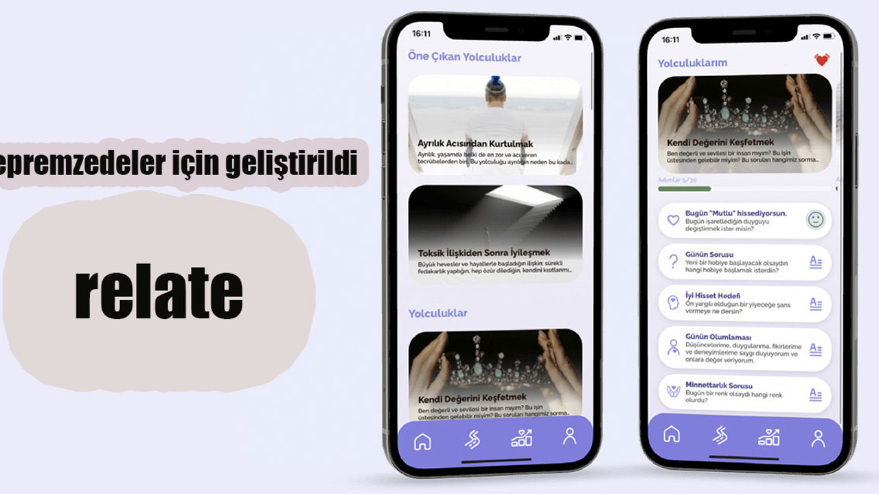 Depremzede vatandaşlara özel telefon uygulaması