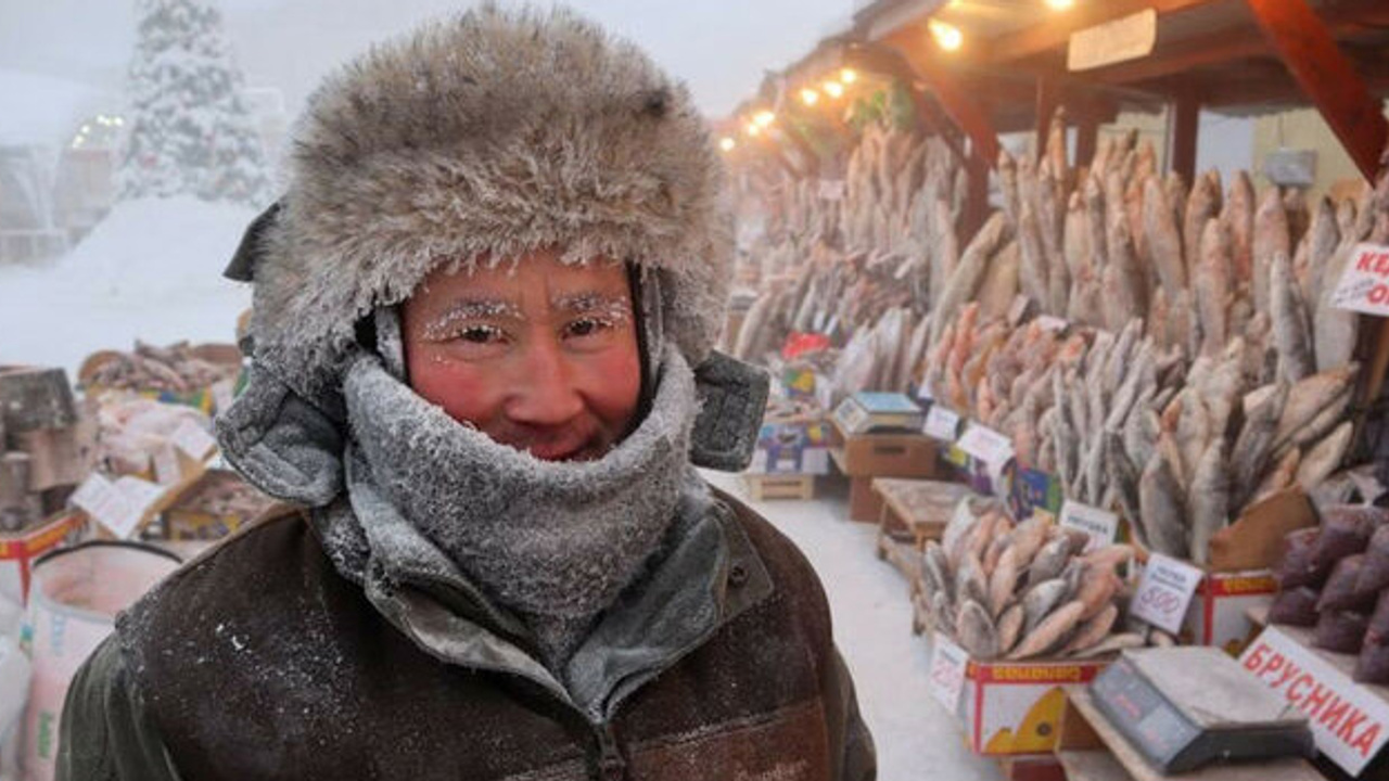 Dünyanın en soğuk yeri -60 ile Yakutsk