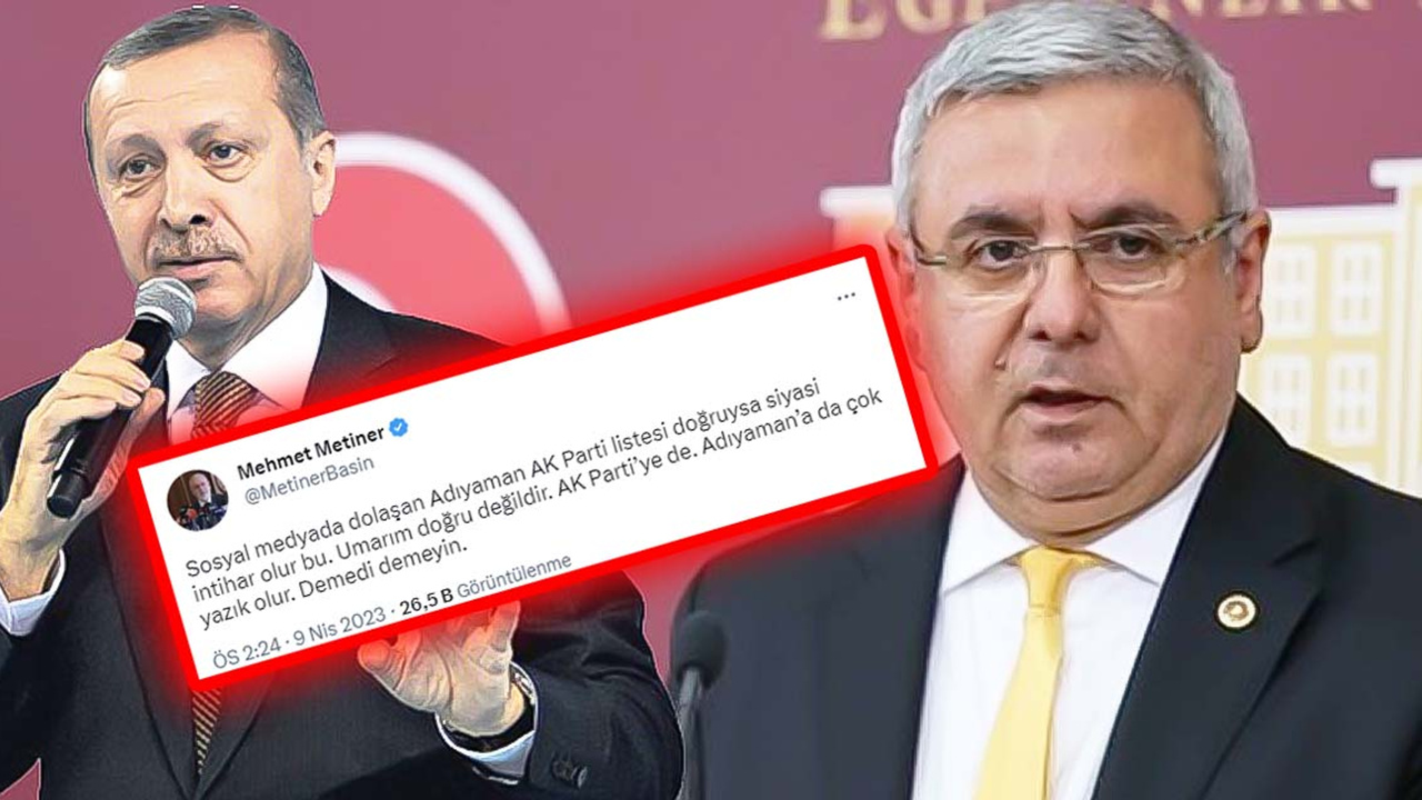 Mehmet Metiner'den AKP'nin aday listesine olay yorum!