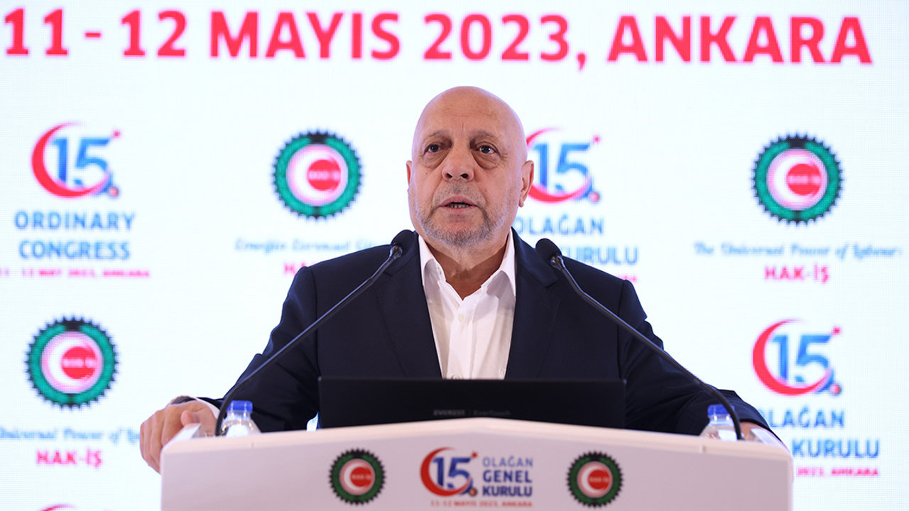 Mahmut Arslan, yeniden HAK-İŞ Genel Başkanlığı’na seçildi