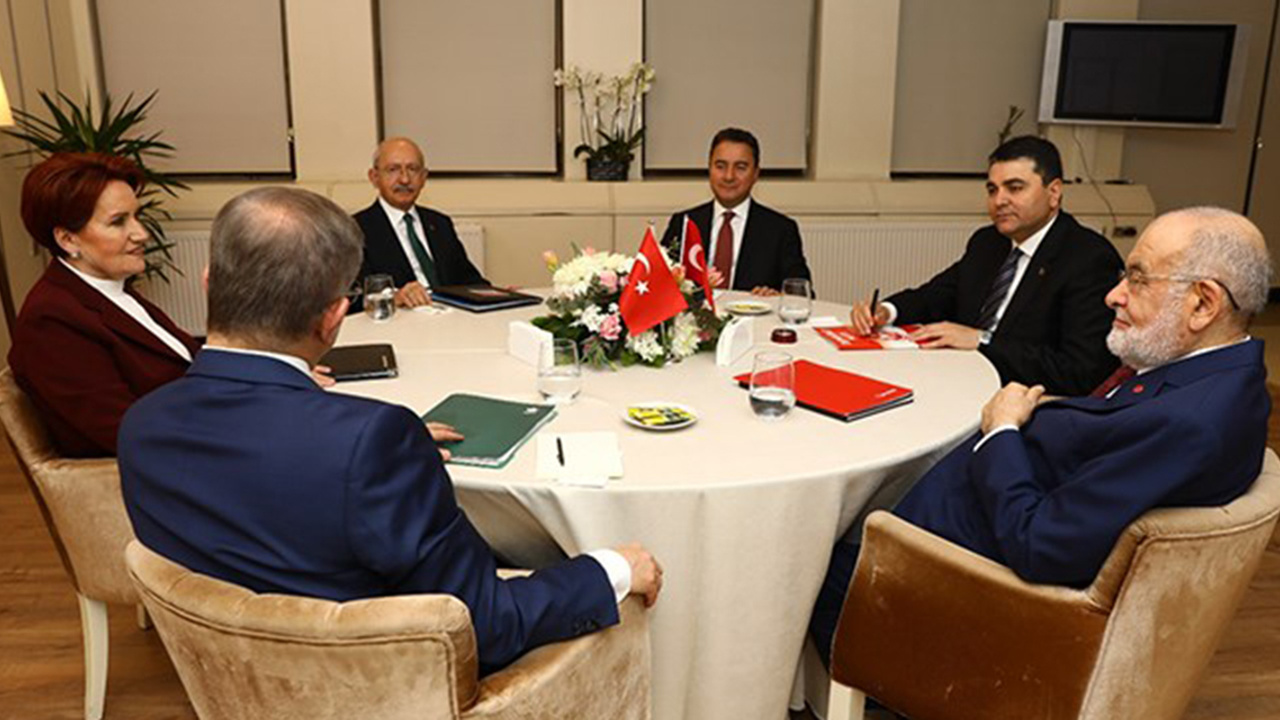 6’lı masadan son dakika görüşmesi! Liderler bir araya geldi
