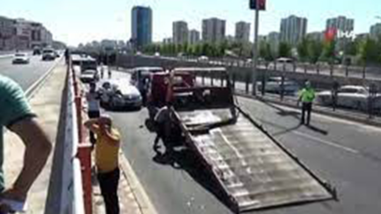 Diyarbakır’da zincirleme kaza meydana geldi