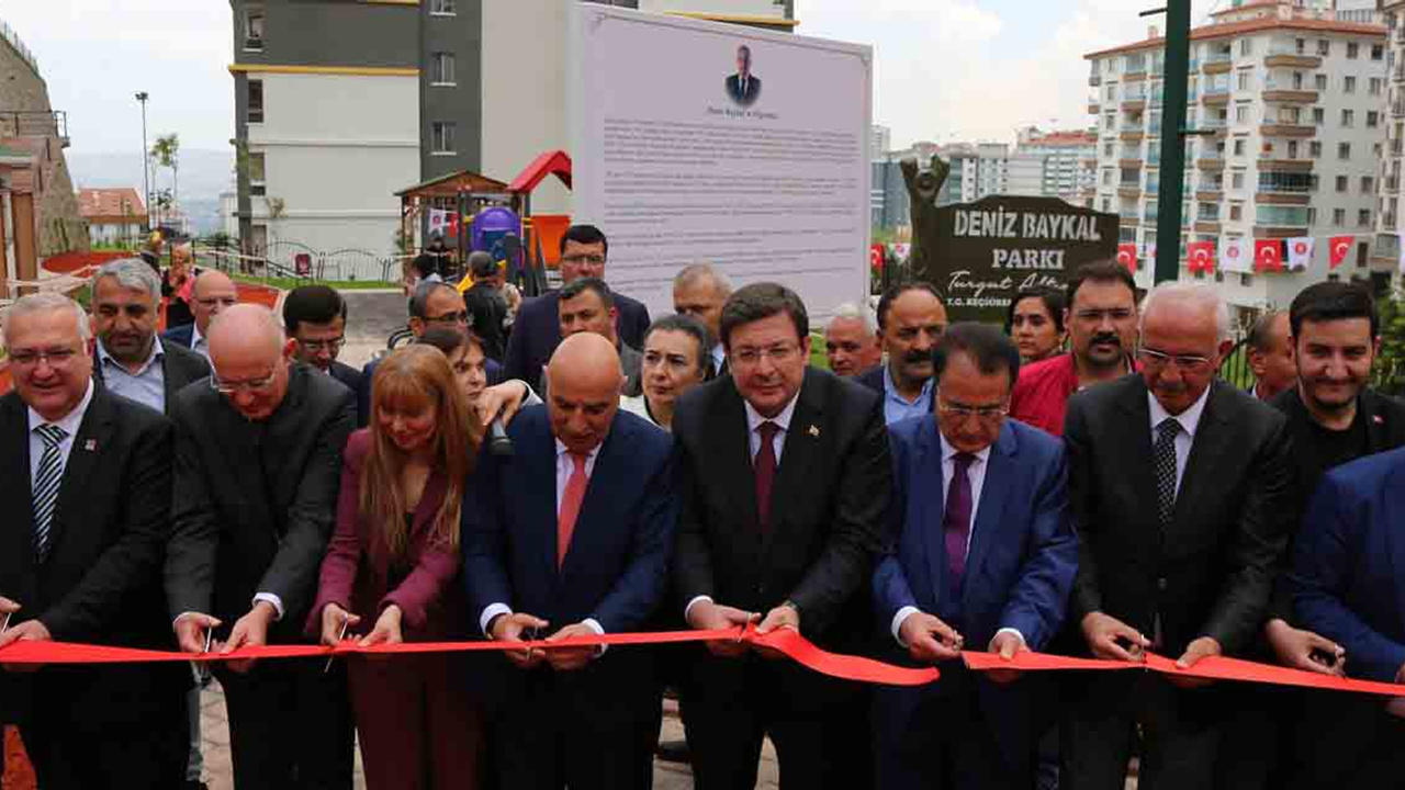 Deniz Baykal Parkı Ankara Keçiören’de açıldı