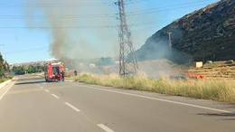 Ankara Nallıhan'da  tarım arazisinde yangın çıktı!