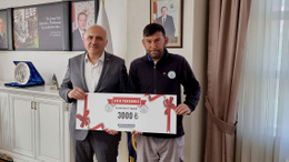 Kızılcahamam belediyesi ayın personelini ödüllendirdi