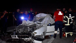 Aksaray'daki trafik kazasında 1 kişi hayatını kaybetti, 2 kişi yaralandı