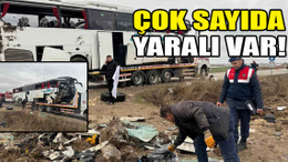 Yozgat'ta otobüs devrildi: 2 ölü, 17 yaralı