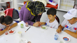 Özel eğitimli çocuklar çini kursuyla engelleri aşıyor!