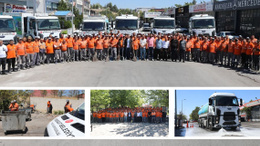 Etimesgut Belediyesi pazar günü temizlik mesaisi yaptı