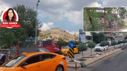 Ulus Hisar Parkı Caddesi'ndeki çöplük esnafı isyan ettirdi