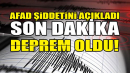 Manisa'da deprem oldu!