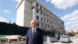 Yenimahalle Belediyesi-TEV Kız Öğrenci Yurdu inşaatında sona gelindi