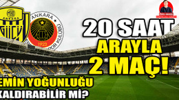 İrfan Erbaş Ankaragücü ve Gençlerbirliği maçları öncesi cevapladı: Eryaman Stadyumu 20 saat arayla 2 maça hazır mı?